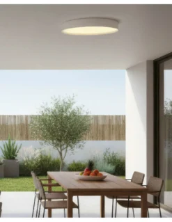Lámpara de techo/pared Paris - ACB - Diseño cilíndrico moderno blanco