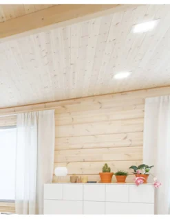 Lámpara downlight Quad - Arkoslight - Foco cuadrado LED, 22 cm