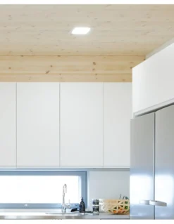 Lámpara downlight Quad - Arkoslight - Foco cuadrado LED, 22 cm