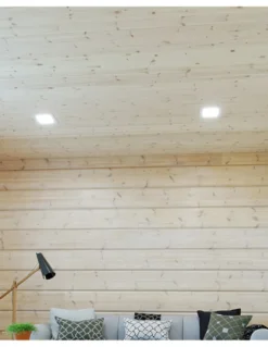 Lámpara downlight Quad - Arkoslight - Foco cuadrado LED, 22 cm