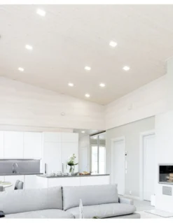 Lámpara downlight Quad - Arkoslight - Foco cuadrado LED, 22 cm