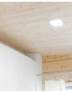Lámpara downlight Quad - Arkoslight - Foco cuadrado LED, 22 cm