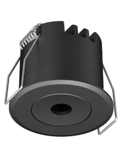 Lámpara empotrable Dot R - Conalux - Foco negro LED 4W