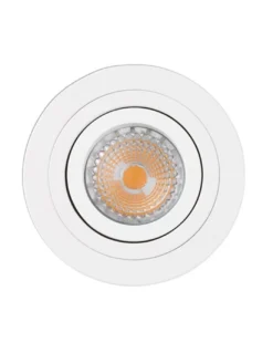 Lámpara empotrable Downlight Radón – Faro – Lámpara redonda, GU10,Ø 9.2 cm