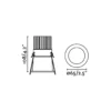 Lámpara empotrable Fox – Faro – Downlight blanco LED 2700K, Ø 6.5 cm