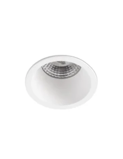 Lámpara empotrable Fox – Faro – Downlight blanco LED 2700K, Ø 6.5 cm