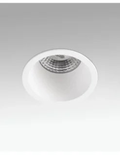 Lámpara empotrable Fox – Faro – Downlight blanco LED 2700K, Ø 6.5 cm