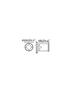 Lámpara empotrable gris orientable 10° 32WGeiser - Faro