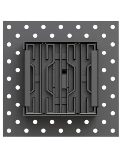 Lámpara empotrable Hera QEP - Conalux - Diseño cuadrado negro con 4 focos