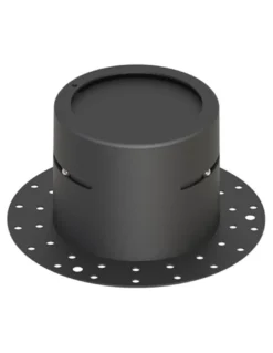 Lámpara empotrable Hera REP 12W - Conalux - Lámpara redonda negra, 2 focos