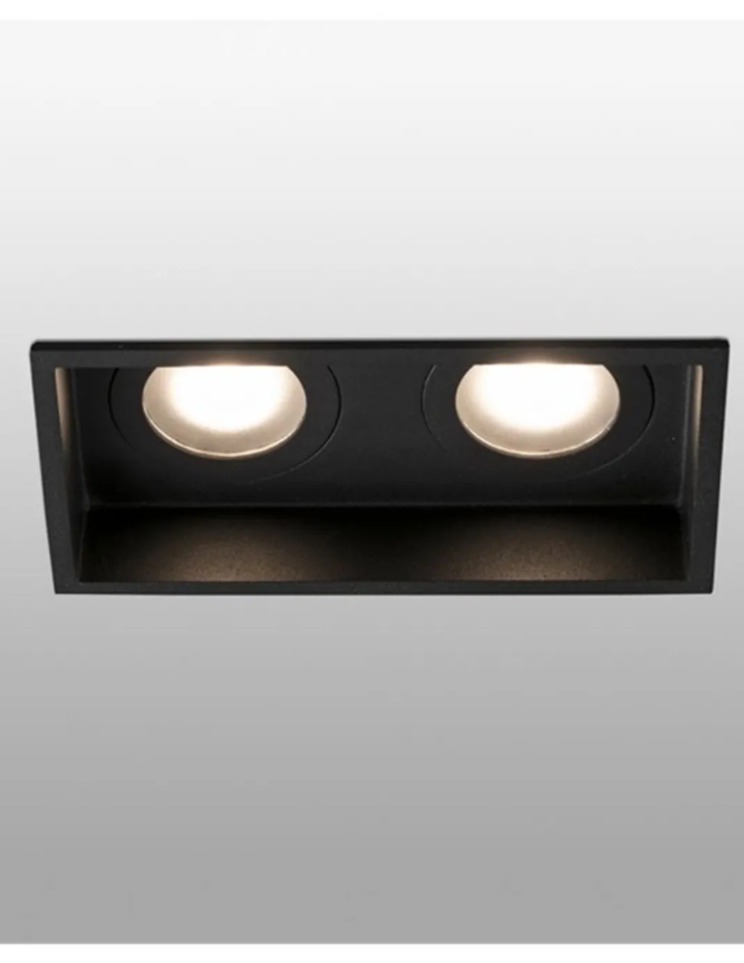 Lámpara empotrable Hyde – Faro – 2 Focos, IP44, 17.1 cm