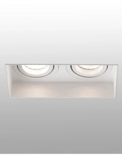 Lámpara empotrable Hyde – Faro – Sin marco, 2 luces, GU10