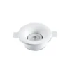Lámpara empotrable Neu – Faro – Downlight de yeso, GU5.3, Ø 16 cm