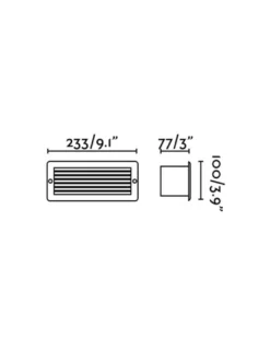 Lámpara empotrable Stripe-5 - Faro