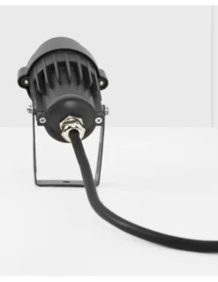 Lámpara estaca de exterior Minimal – FORLIGHT – Proyector moderno negro, LED 3000K o 4000K