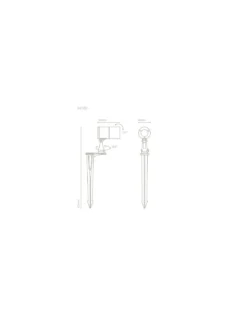 Lámpara estaca de exterior Ronda 43,3 cm – Nexia