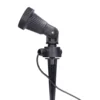 Lámpara estaca de exterior Tidian – FORLIGHT – Proyector de suelo negro, GU10 IP65, Apto para ambientes salinos
