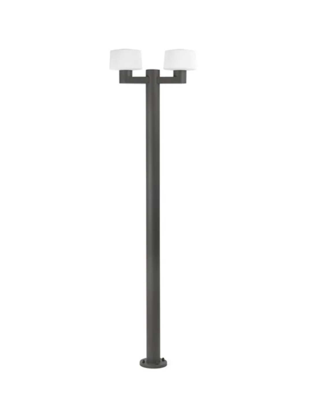 Lámpara farola de exterior Muffin – Faro – Aluminio gris oscuro, 211.5 cm