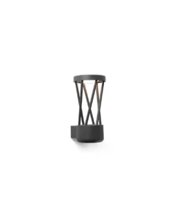 Lámpara LED aplique exterior Twist - Faro - Lámpara gris decorativa IP65