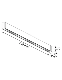 Lámpara lineal de techo 6017 - Conalux - Lámpara plafón/colgante LED