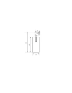 Lámpara para carril Slim - Agolar - Foco de carril orientable