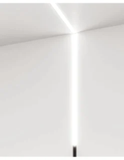 Lámpara para carril 48V Line – Beneito & Faure – Lámpara LED 3000K, Aluminio negro mate, Disponible 3 tamaños