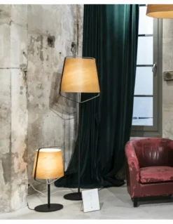 Lámpara pie Stood - Faro - Lámpara de madera de cerezo