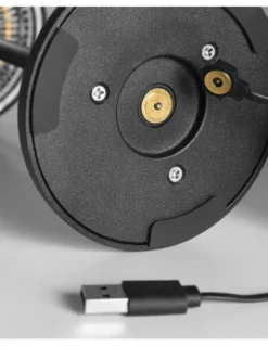 Lámpara portátil de exterior Treta – FORLIGHT – Carga por inducción magnética, LED regulable, USB