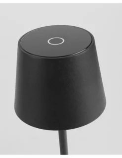 Lámpara portátil de exterior Treta – FORLIGHT – Lámpara táctil con USB, Carga por inducción magnética, LED regulable