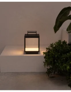 Lámpara portátil Kerala - Faro - Lámpara de exterior LED 3000K, Regulable brillo