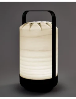 Lámpara portátil Mini Chou - LZF - Lámpara de chapa de madera, regulable