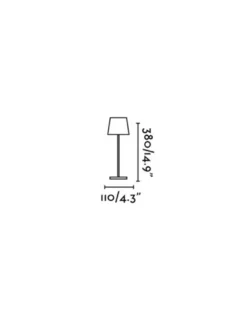 Lámpara portátil Toc - Faro - Lámpara de exterior, Touch system, LED 3000K