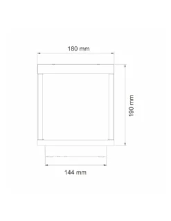 Lámpara portátil Visor Solar - Beneito & Faure - Lámpara solar en formato cuadrado