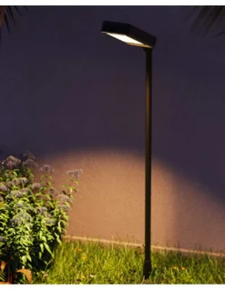 Lámpara proyector de exterior Pious - FORLIGHT - Lámpara con estaca LED, altura: 77 cm
