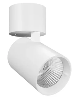 Lámpara proyector de techo Nox - Beneito & Faure - Foco LED cilíndrico de superficie, orientable 355º-90º y regulable