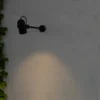 Lámpara proyector Slot-2 - Faro - Lámpara negra de exterior LED