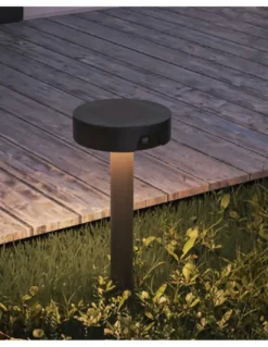 Lámpara solar de exterior Cero - FORLIGHT - Triple uso (estaca, mesa, pared), sensor de movimiento