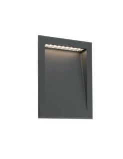 Lámpara Soun - Faro - Lámpara empotrable de pared exterior, LED 6W