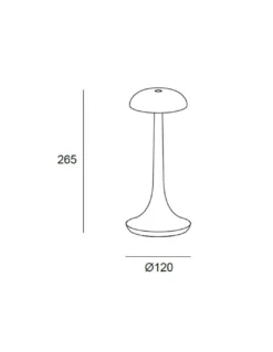 Lámparas portátil Portobello - LedsC4 - Lámpara de mesa Touch dimming
