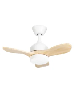 Mini ventilador de techo con luz Calar - FORLIGHT -Ventilador LED pequeño y ultrasilencioso