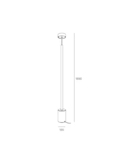 Pie de salón Peak - Milán - Lámpara LED con diseño minimalista en 3 colores