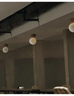 Plafón de techo Abisal - Luxcambra - Lámpara decorativa de alabastro y cerámica