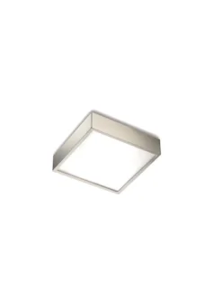 Plafón de Techo Apolo - Pujol - Plafón cuadrado, metal gris