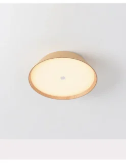 Plafón de techo Cora - ACB Lighting - Lámpara moderna de madera natural
