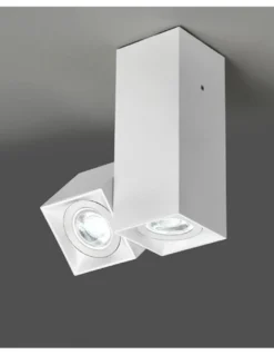 Plafón de techo Dau - Milan - Lámpara cúbica con foco orientable