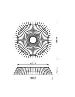 Plafón de techo Himalaya – Mantra – Lámpara regulable, LED 2700-5000K