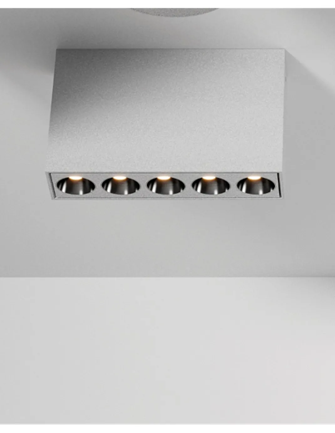 Plafón de techo Invisible - ACB Lighting - Foco LED rectangular moderno