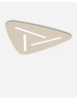 Plafón de techo LED Liwi - Luz Negra - Plafón LED original de diseño moderno, fina madera contrachapada