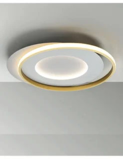 Plafón de techo Limbos – Schuller – Lámpara decorativa minmalista, disponible en dorado o negro