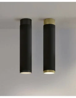 Plafón de techo Lux - ACB - Foco LED cilíndrico alargado de superficie